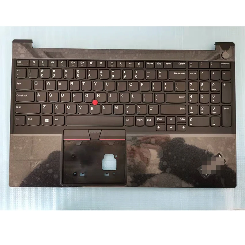 Imagem -03 - para Lenovo Thinkpad E15 Gen2 2023 Palma Resto com Teclado Capa Superior Case 5m10w64513