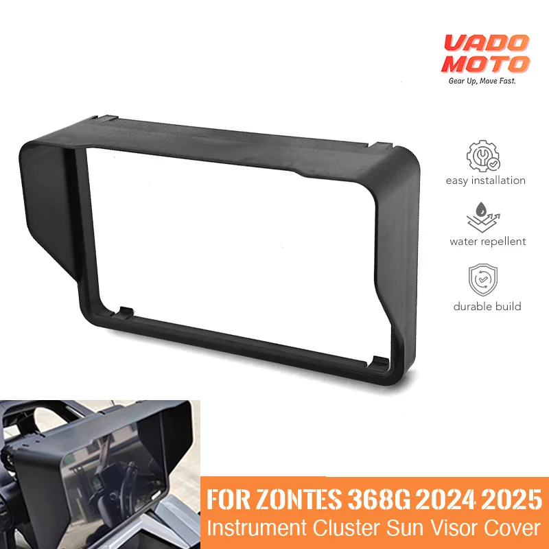 

for ZONTES 368G Sun Visor 368g 2024 2025 Motorcycle Accessories Instrument Cluster Cover Gauge Hood Screen Sunshade Protector