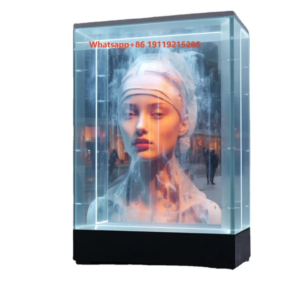 Indoor Video Panel Advertising Film Glass Flexible Video Wall Led Display Business Center Transparent Glass LED Screen