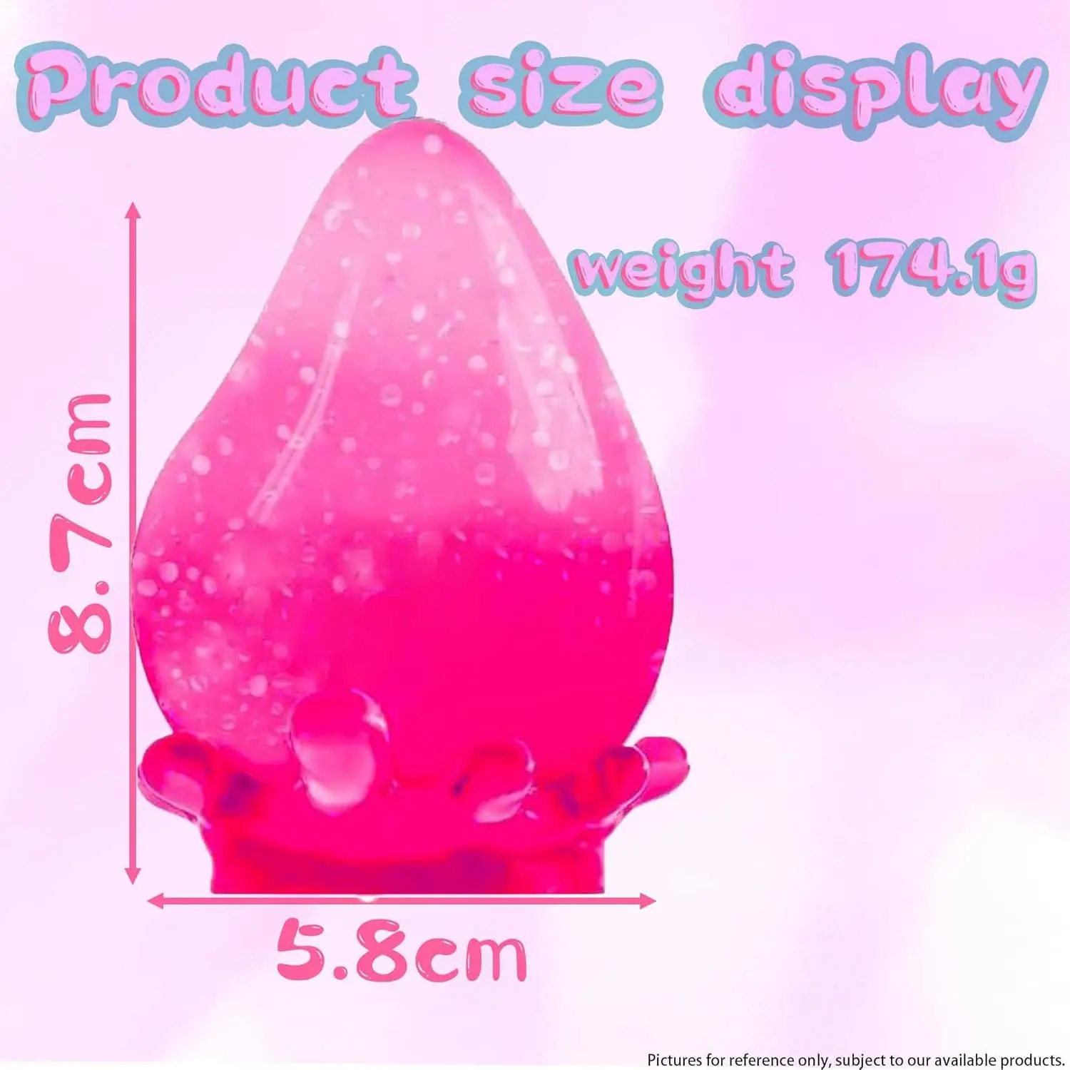 Kids Squishy Soft Cube Zero Stress Ball Sensory Toys Autism Squeeze Toy Kawaii Dream Drop Squishies for Children's Birthday Gift