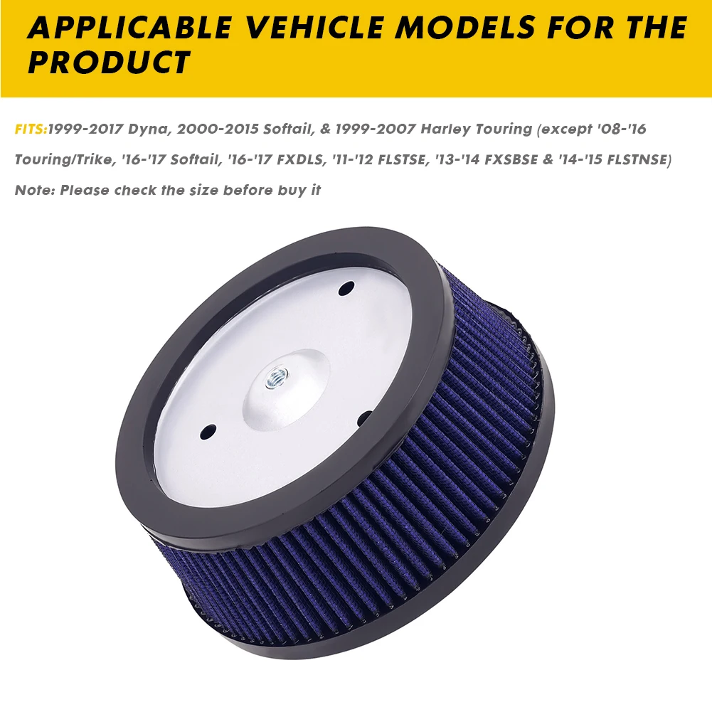 Air Filter Intake Air Cleaner Element For Harley Davidson FLHTCSE2 Screamin\' Eagle Electra Glide FLHTCUSE2 FLHTCUTG FLHTI FLHTK