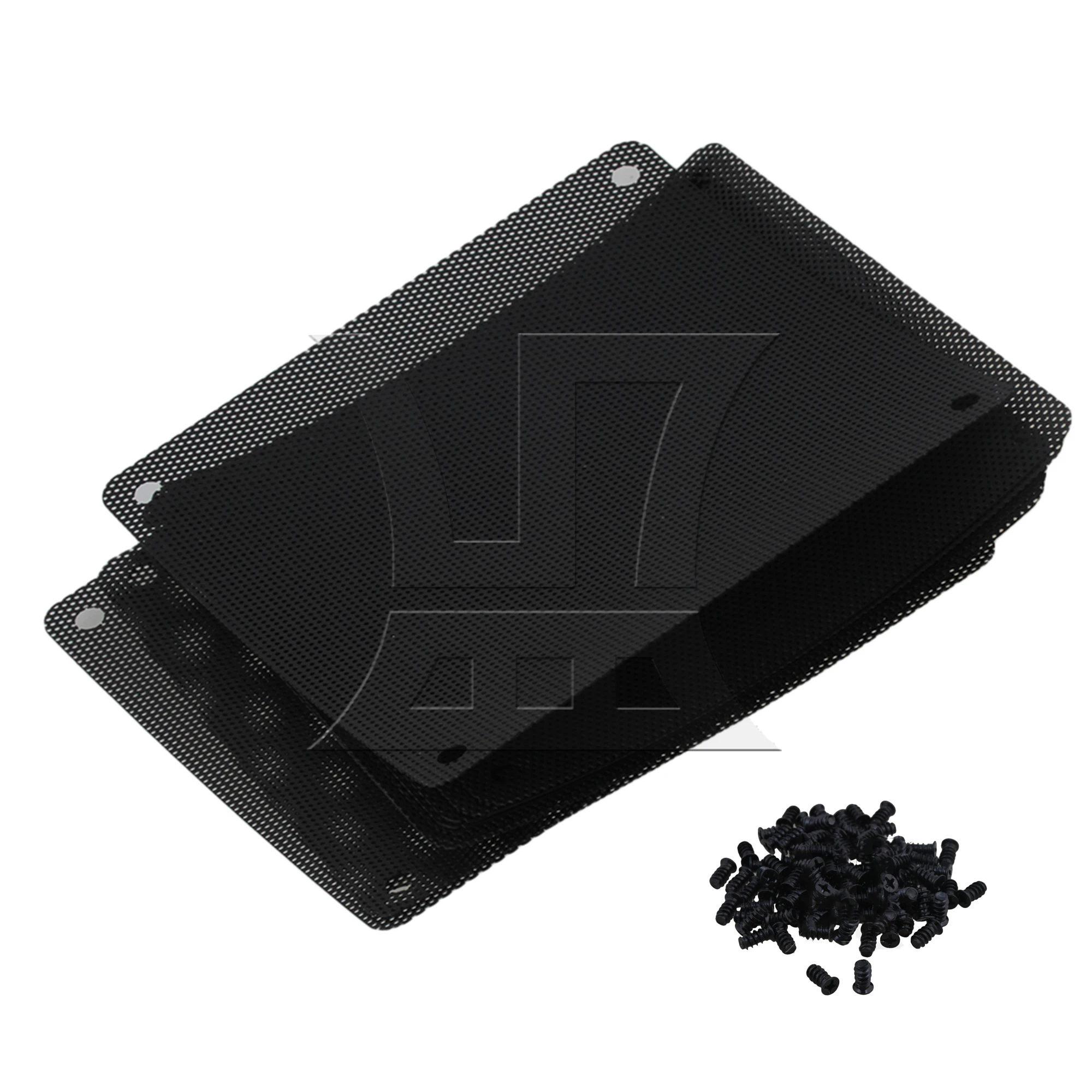 

BQLZR 40pcs Black Plastic Chassis Fan Dust Screen, 120mm, Can Eliminate Slight Noise Generated by Electrical Appliances