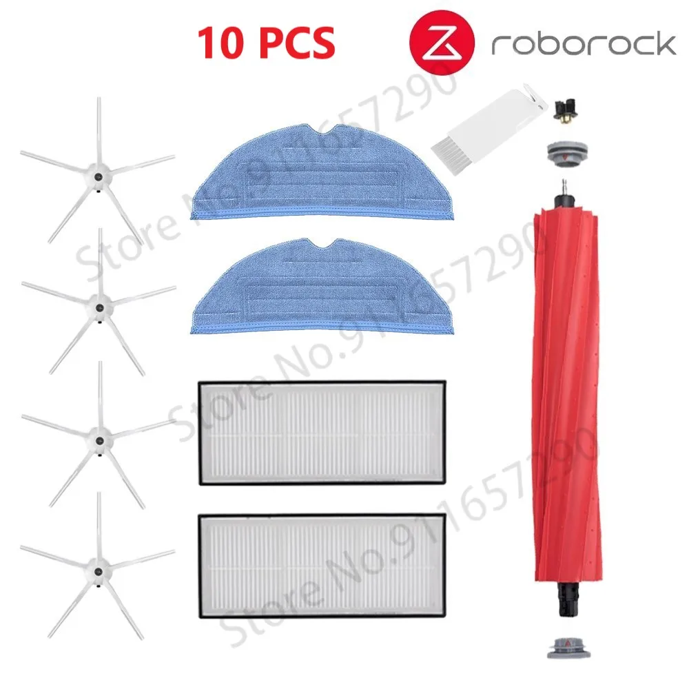 Roborock S7 S70 S75 S7Max S7MaxV T7S Plus Hauptbürste Hepa-Filter Mopps Ersatzteile Roboter-Staubsauger Zubehör