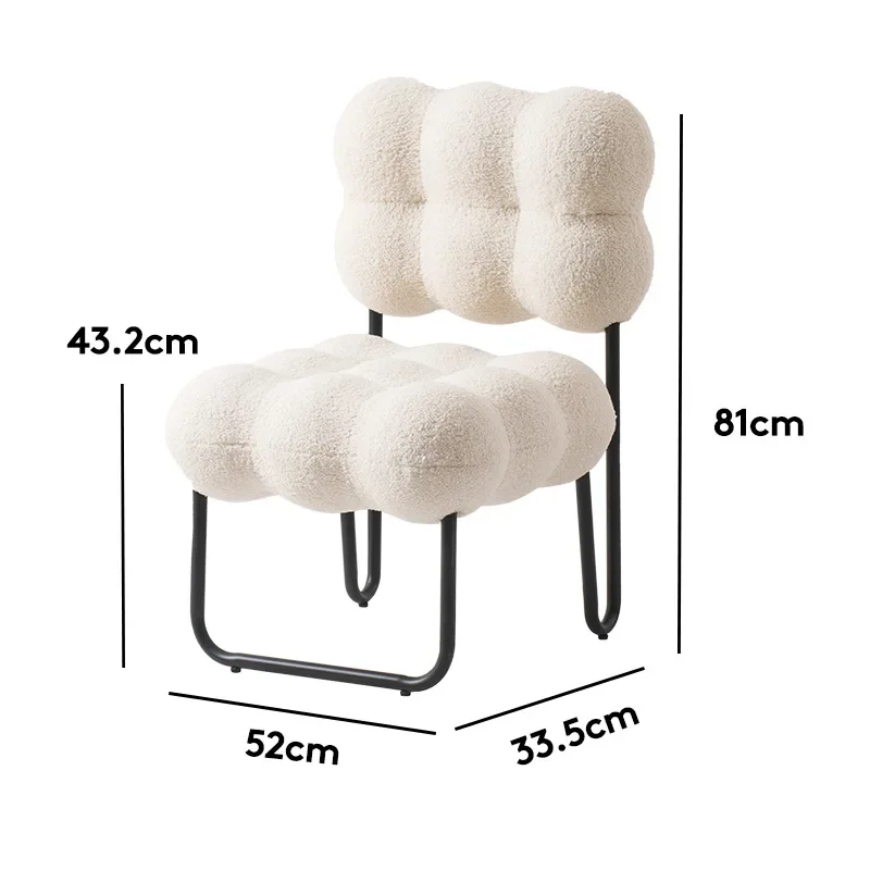 Nordic simple creative Internet celebrity sofa chair beauty salon clothing store home living room reception negotiation sofa 4