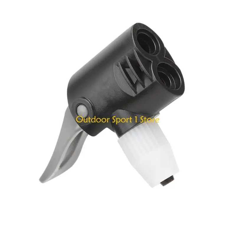 A0KA Road Bike Pump Nozzle Hose Adapter Valves Bicycles Valves Connector Double Head Pumping Parts Accessories Easy to Use view 3