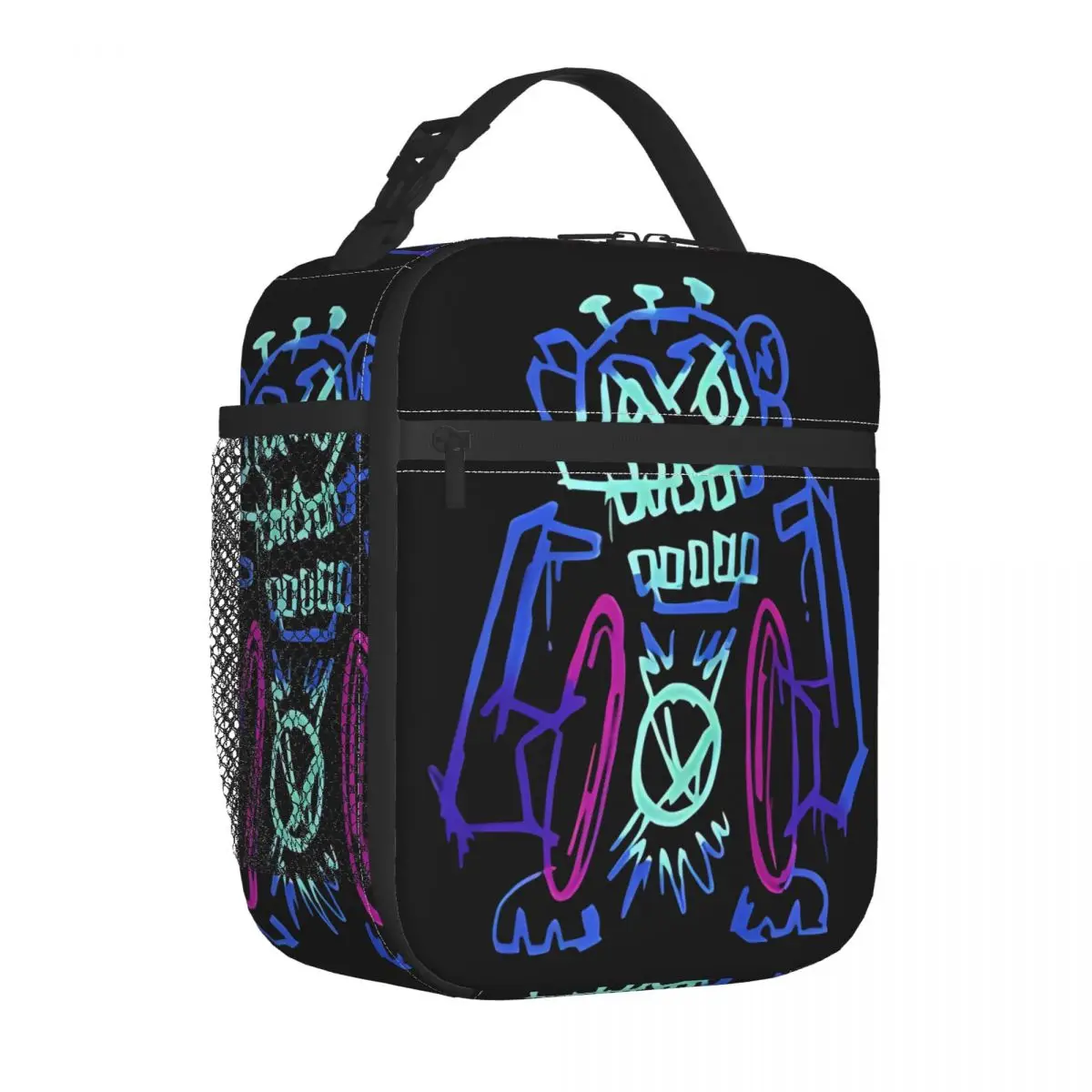 Arcane Jinx Graffiti Insulated Lunch Bags Leakproof Lunch Container Cooler Bag Tote Lunch Box Office Outdoor Food Storage Bags