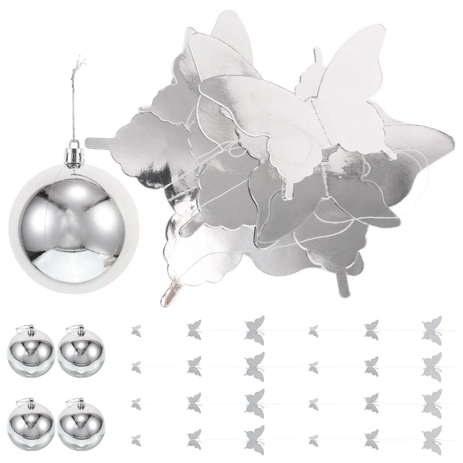 

12Pcs Shiny Hanging Decorations Ceiling Party Garland Romantic Valentine's Day Birthday Christmas
