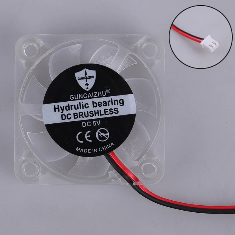 4010 DC 5v 12v 24v Cooling Fan LED Iight Emitting Hydraulic Bearing 2pin