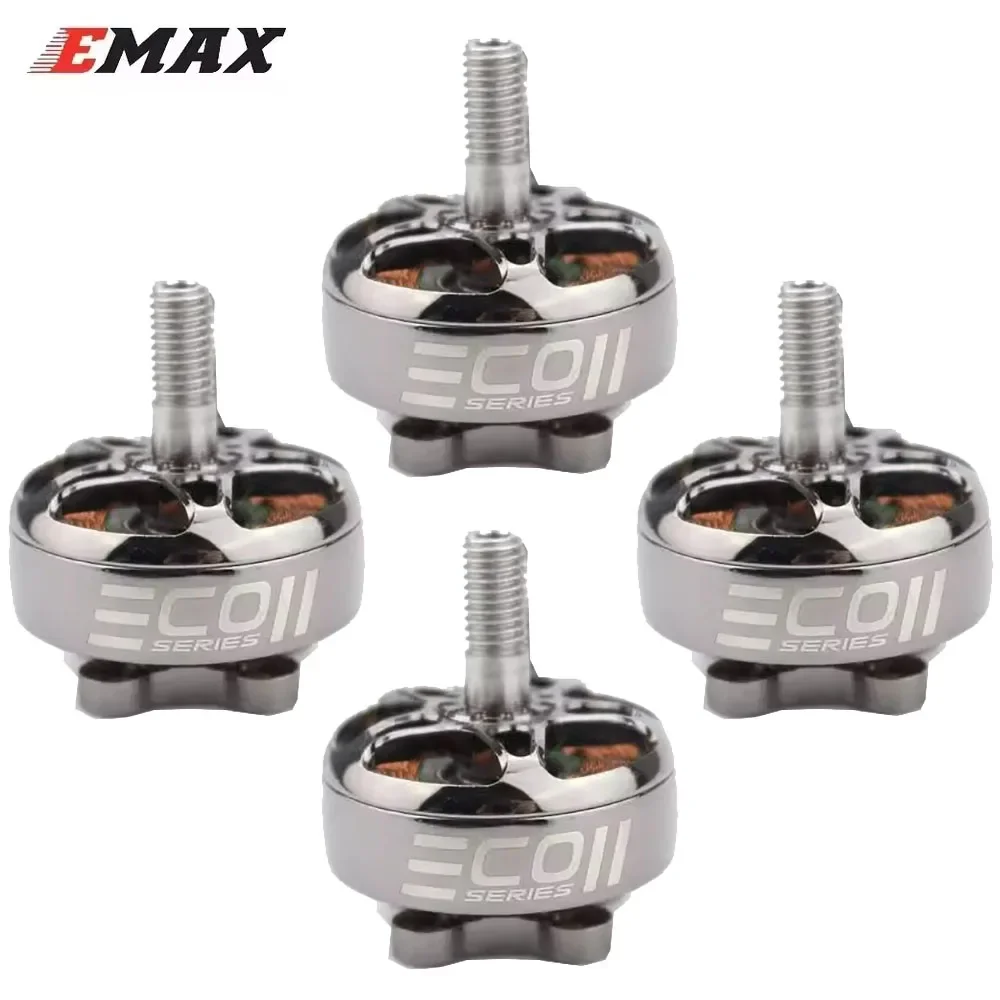 4PCS EMAX ECOII 2207 6S 1700KV/1900KV 4S 2400KV Brushless Motor For RC FPV Quadcopter aircraft Racing Drone