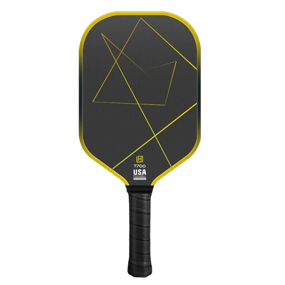 

T700 Carbon Fiber Pickleball Paddle 16mm Frosted Surface Pickle Ball Paddle Shock-absorbent USAPA Approved