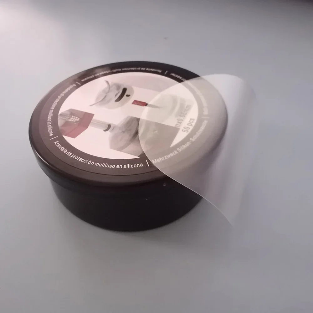 HOROTEC 시계 핸드 리무버 수리 도구, 투명 탄성 범용 보호 패드, 시계 뒷면 커버 분해, 50 개