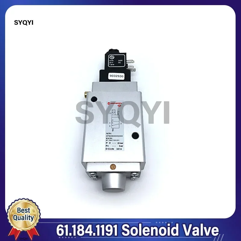 1 Piece  61.184.1191 Solenoid Valve  For Heidelberg SM102 CD102 PM52 SM74 M4.335.001 61.184.1191 Printing Machine