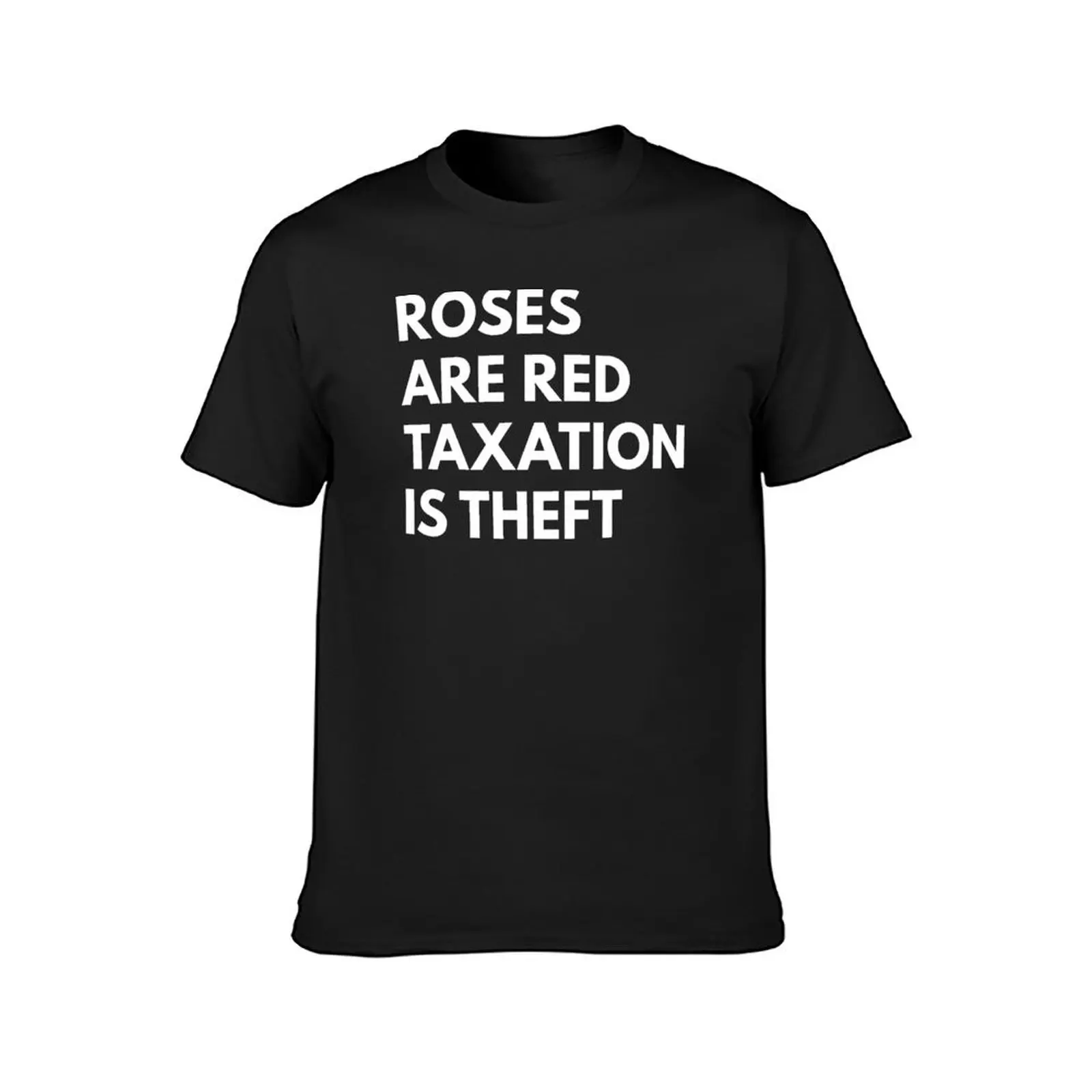 Taxation Is Theft T-Shirt plain anime clothes oversizeds black t-shirts for men