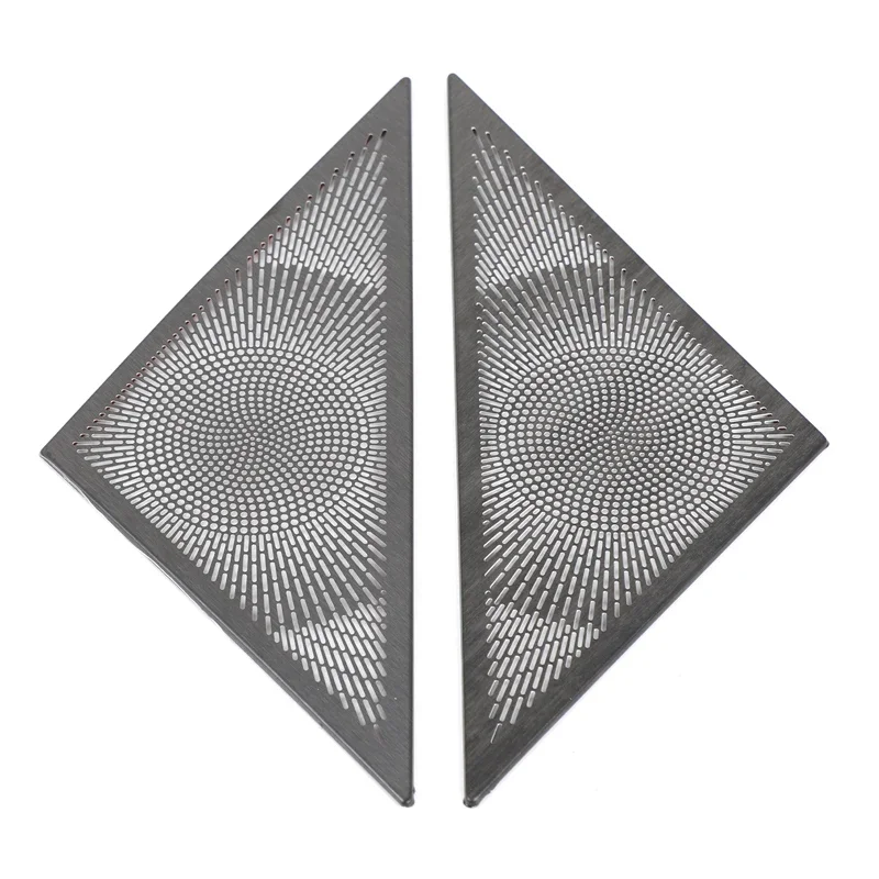 

2Pcs stainless steel black For BMW X3 G45 2025+ car dashboard panel side horn cover decorative sticker car interior accessories