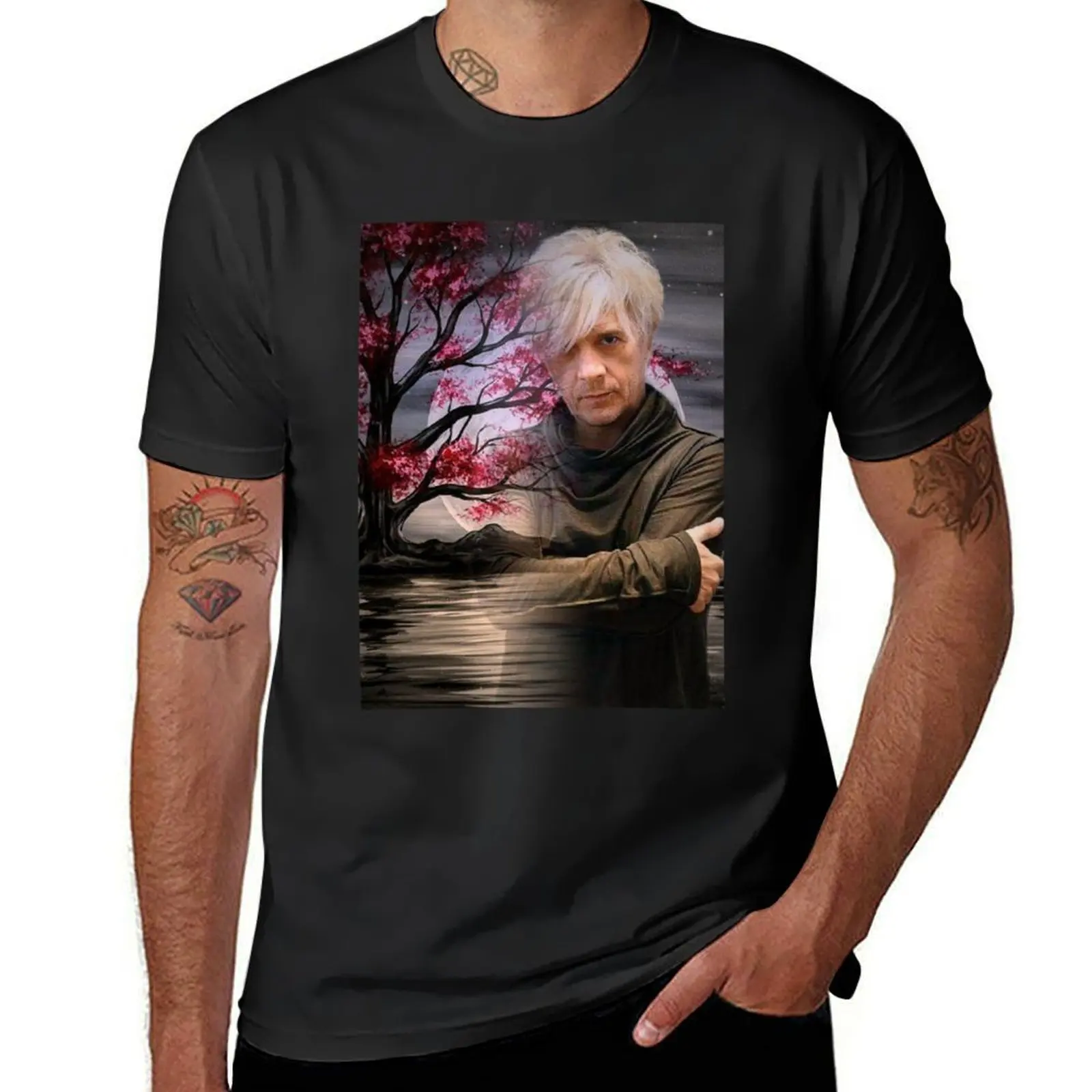 

Nicolas Sirkis Indochine T-Shirt funny gifts cotton man t-shirts new gifts and t-shirts Short sleeve tee men