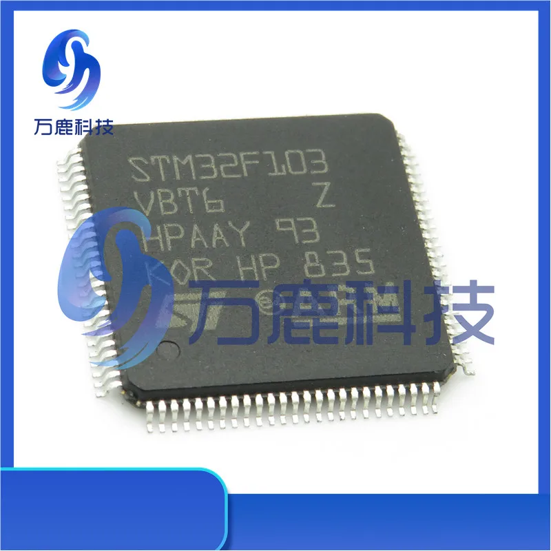 Stm32F103Vbt6 Mcu 32-Bit Arm Cortex M3 Risc 128Kb Flash 2.5V/3.3V 100-Pin Lqfp Tray