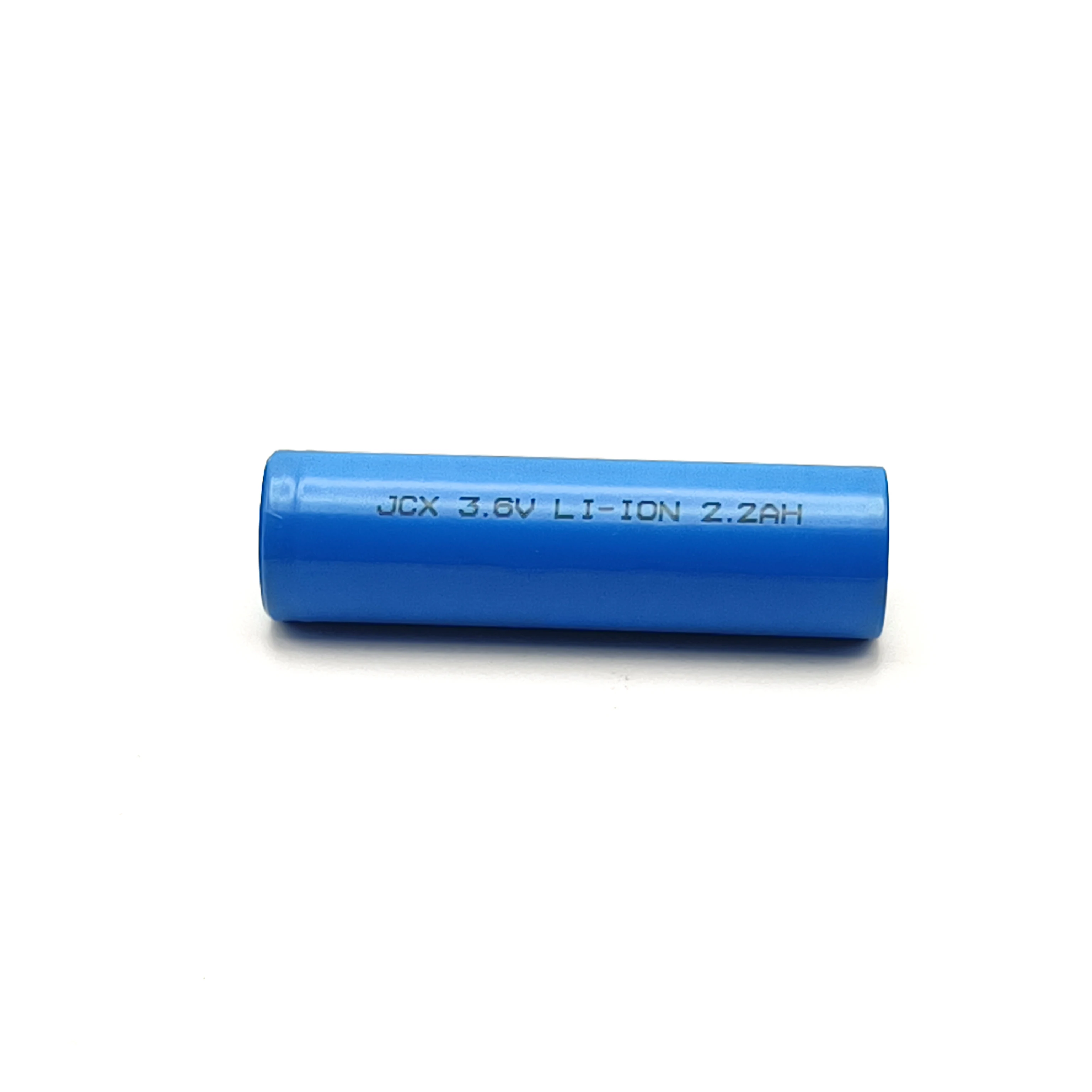 JCX 1 szt. Płasko zakończony 3.7V li-ion 2200mAh 18650 akumulator z maksymalną szybkością rozładowania 1C