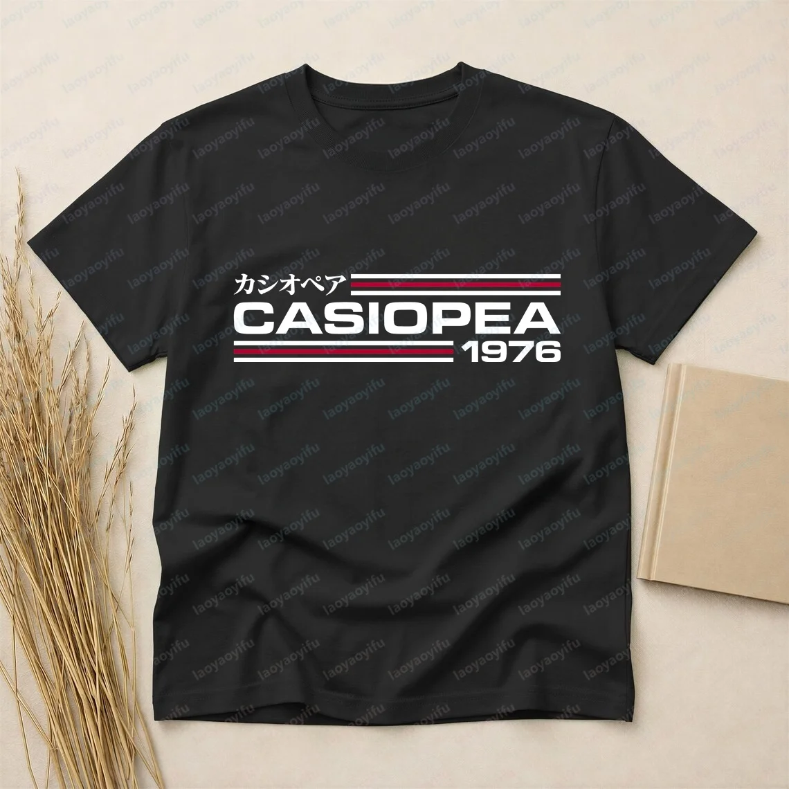Retro Casiopea Band Metal Core Band Summer Trend Y2K Short-Sleeved Men's Women's Round-neck Shirt Comfortable T-Shirt