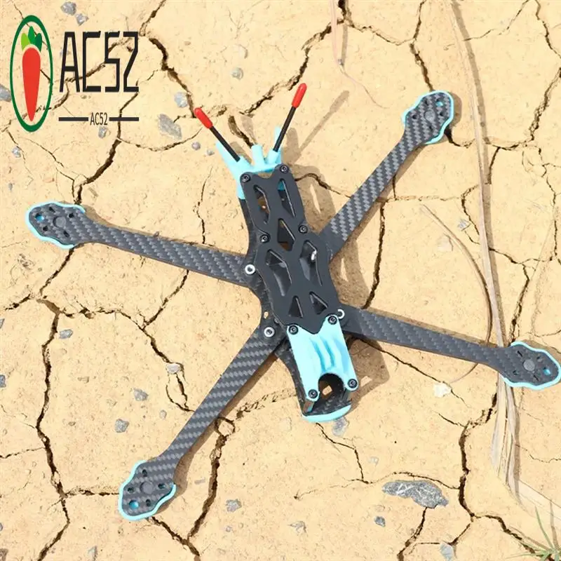 

AC52-For APEX 7 Inch Carbon Fiber Quadcopter Frame+Print Kit 5.5Mm Arm For APEX FPV Freestyle RC Racing Drone Models