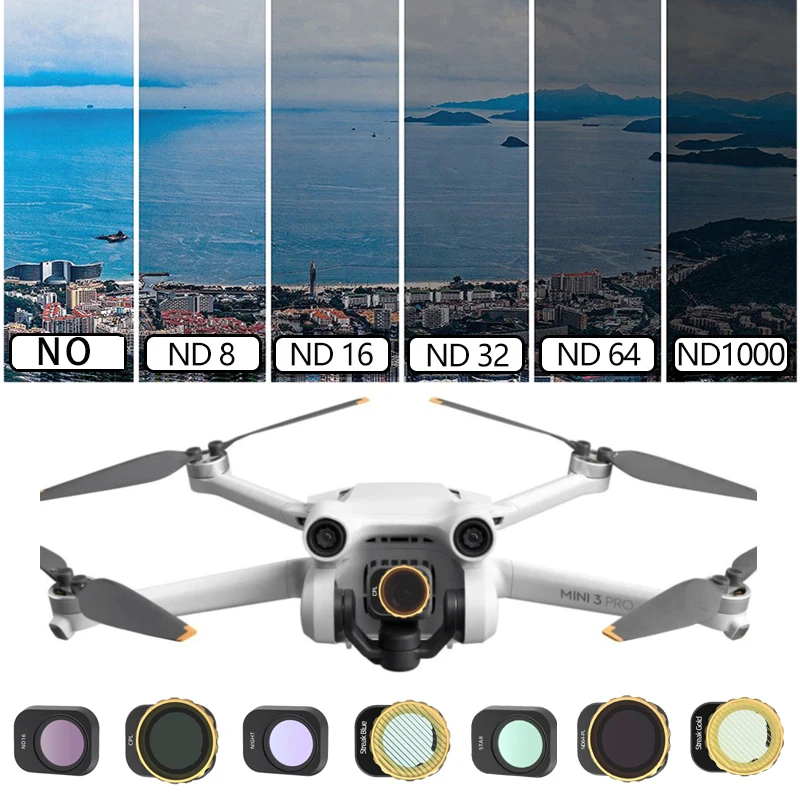 Drone Filter For DJI Mini 3 Pro Camera Lens Filters Kit MCUV CPL Polarizer ND NDPL STAR NIGHT Optical Glass Drone Accessories