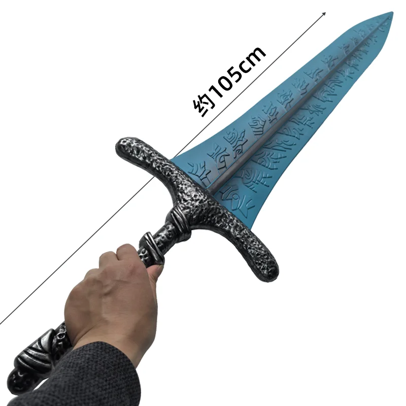 

105 см 1:1 косплей игровое кольцо перфорированный нож Darkmoon Greatsword реквизит ролевые игры гигантский меч из искусственной резины игрушечный меч для мальчика