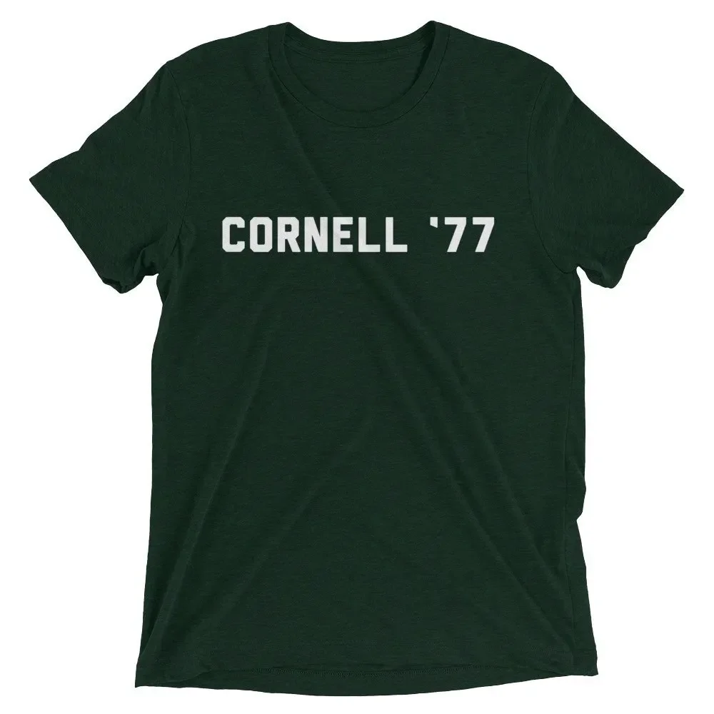 Cornell 77 1977 70S Vintage Inspired Classic Rock Concert And Roll Jam Band Jerry Garcia Barton Hall Ithaca Ny T shirt