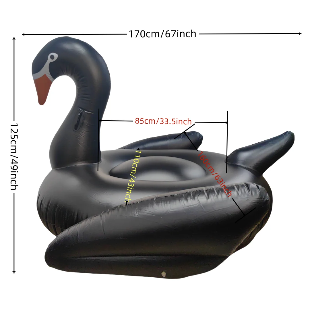 Juguetes acuáticos de verano, juguete para piscina, cama flotante para fiesta de agua, cisne inflable gigante de PVC, fila flotante, balsa flotante, colchones de aire