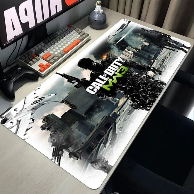 XXL Mouse Pad Keyboard Pad Natural Rubber Anti-slip Soft Office Table Mat Tapis De Souris Calls of Duty Gaming Accessories Mats