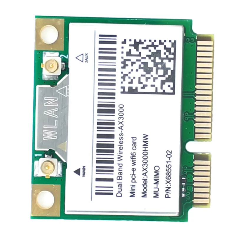 Сетевая карта RISE AX200 AX3000HMW Mini PCI-E WiFi 6, беспроводной адаптер 2,4G/5G Bluetooth 5,1, Wi-Fi-карта 802.11AX для Win10