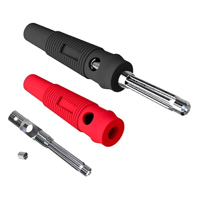 مهايئ موصل موزة قابل للتكديس بدون لحام ، مقابس تيار عالي ، 32 أ نوع لولبي ، 4 *