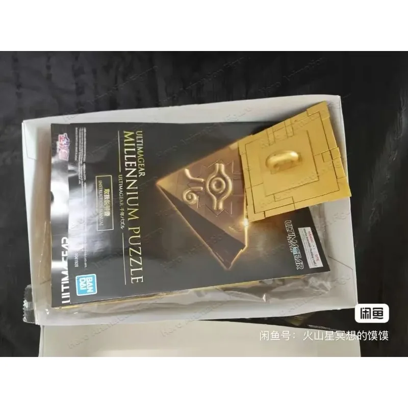 Bandai Duel Monster Yu-Gi-Oh Figure Ultimagear Millennium Puzzle Anime Figure Genuine Model Action Toy Figure Toys for Children