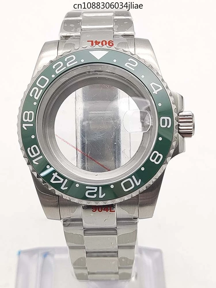 Watch + case + strap, suitable for NH35/36/4R movement 40MM stainless steel case Sapphire