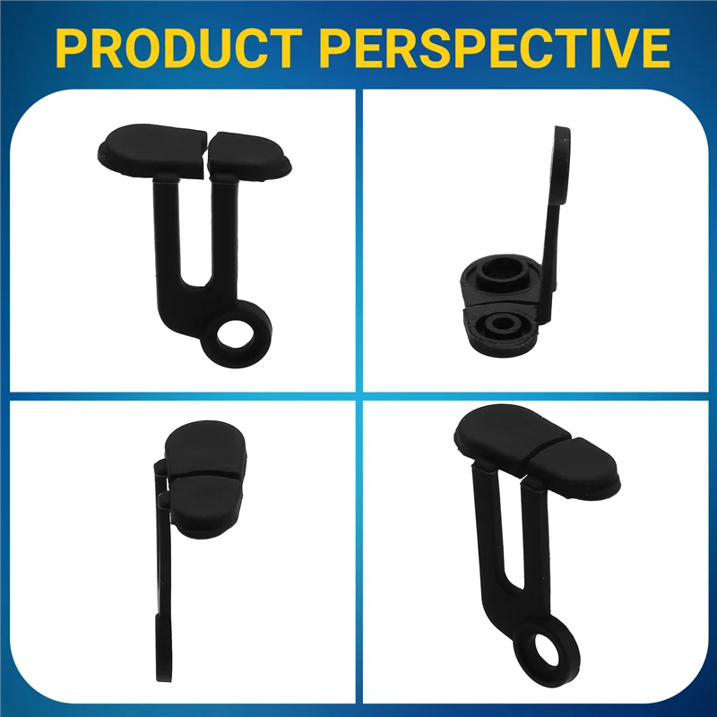 ABFN-2Pcs Shutter Cable Cover For Nikon D800 D800E D810 Flash Terminal Leather Cover Shutter Cable Leather Plug Cover