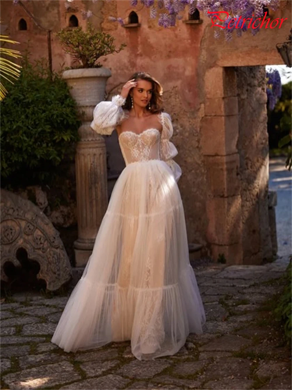 Customized Dreamy Ivory Organza Wedding Dress Formal Sweetheart Sleeveless Bridal Gowns Sexy A-Line Sweep Train Vestido De Novia