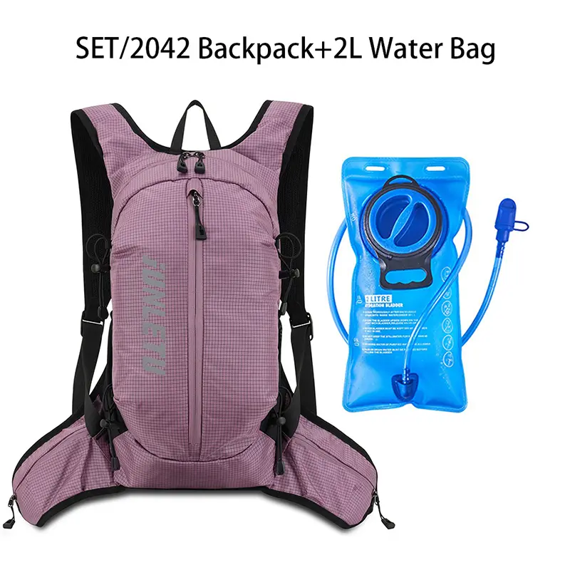 Ultra-light Cycling Backpack with 2L Water Bag Set Breathable Rucksack Hydration Drinking Knapsack Water Replenishment Daypack - Image 8