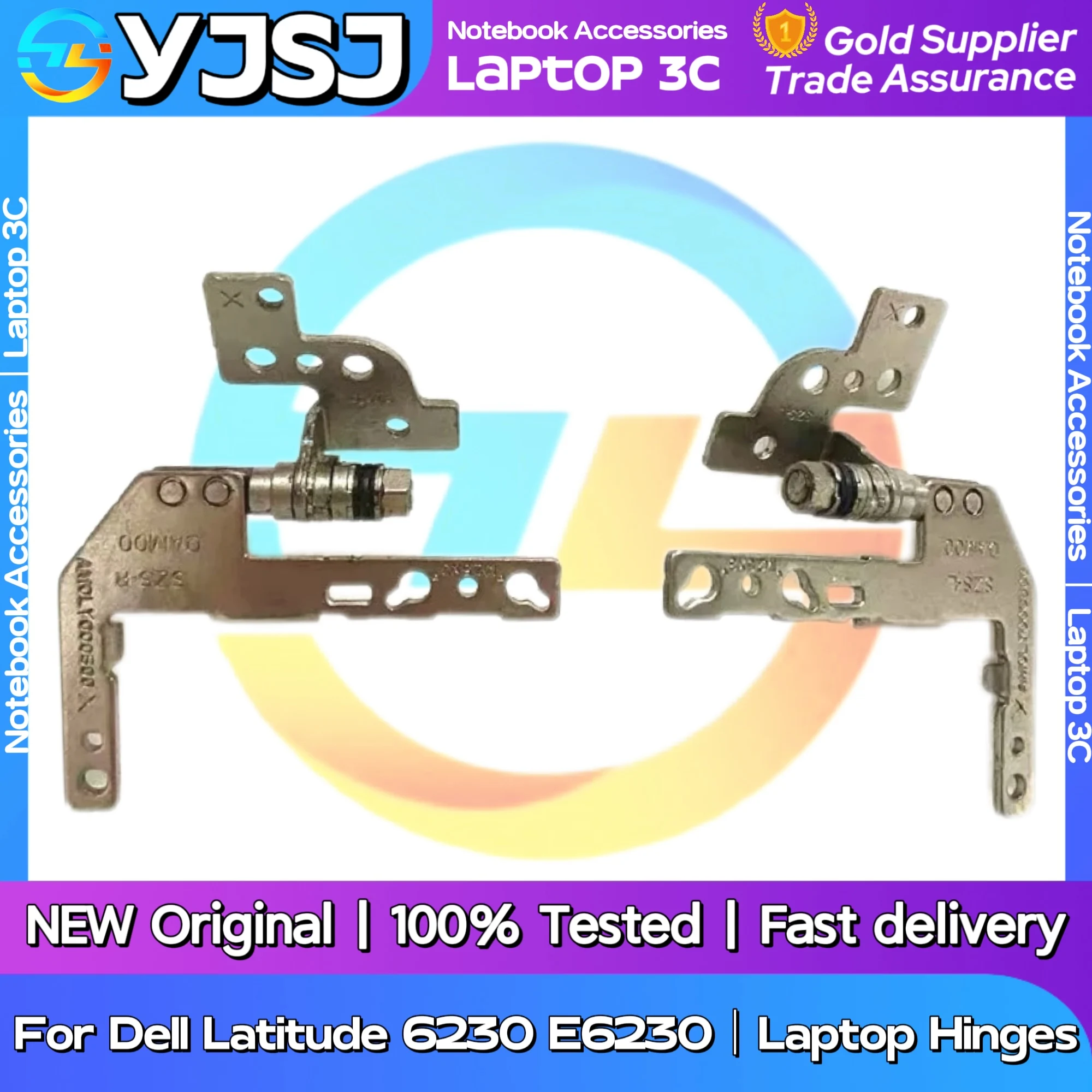 

New Original Laptop Notebook built-in left and right Hinges LCD shaft For Dell Latitude 6230 E6230 LCD Screen Hinge