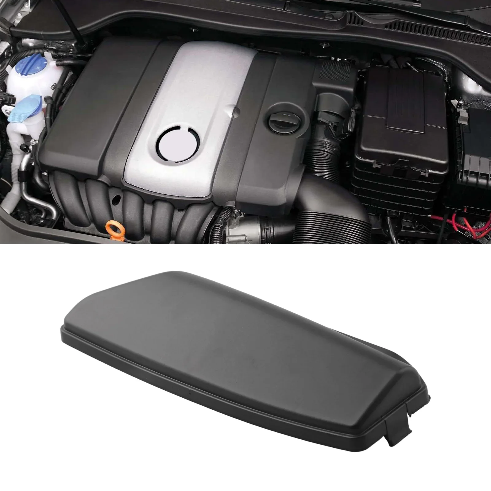 

Aerodynamic Engine Air Inlet Duct Cover Suitable for Models including For Jetta For Golf and more Part Number 1K0805965C