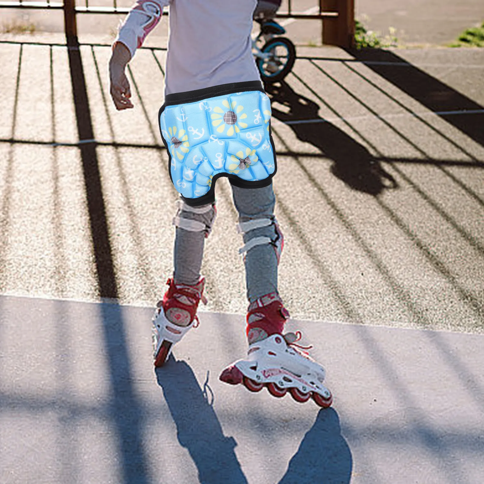 

Skating Hip Pad Sponge Cloth Durable Comfortable Protect Hip Tailbone Roller Skating Protector Equipment