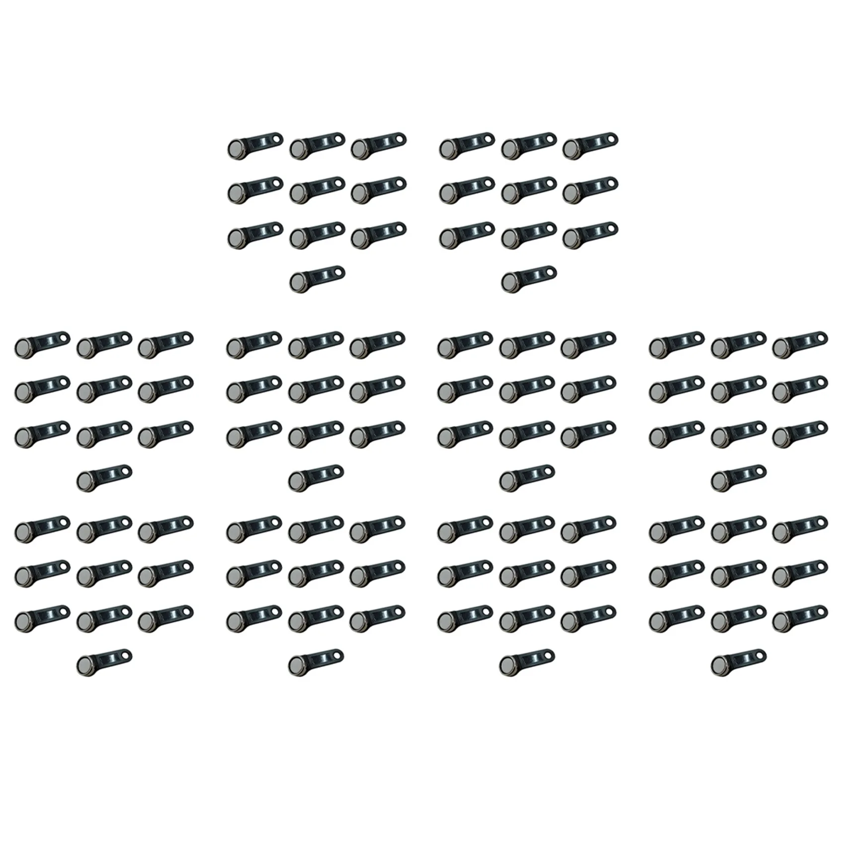

CJSD-100Pcs DS1990A-F5 TM Card Ibutton Tag с настенным черным покрытием