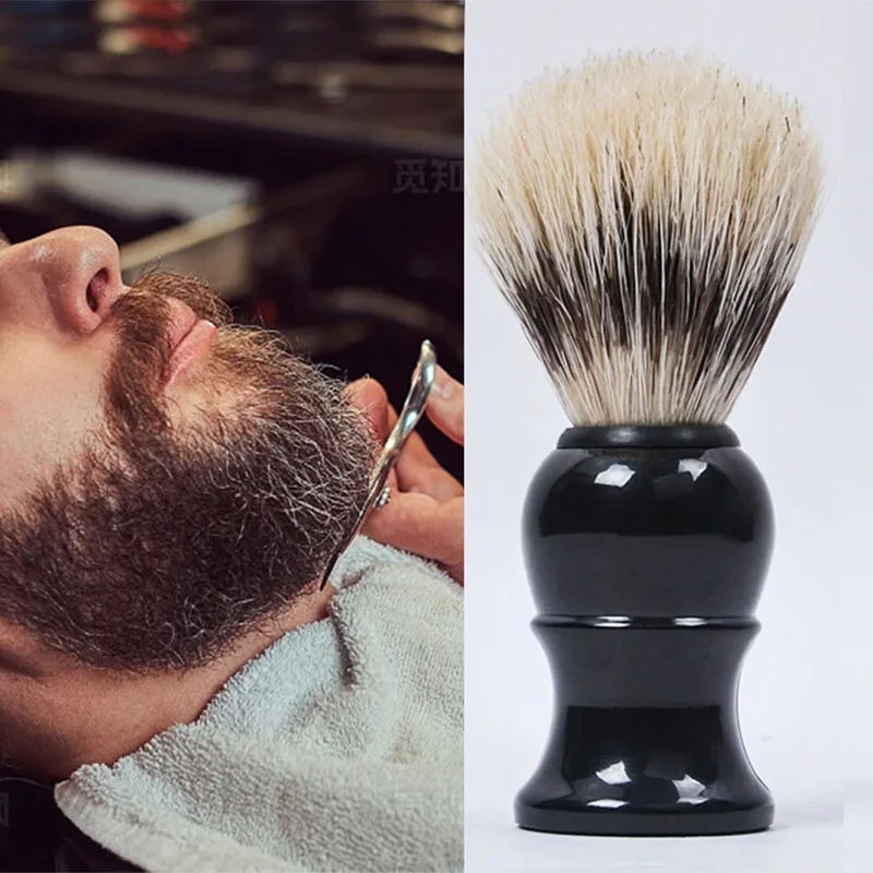 Beard Shaving Brush Makeup Brushes 1pcs Bristle Hair Salon Barber Soap Foam Shave Men Facial Cleaning Tool Barber Shave Tool