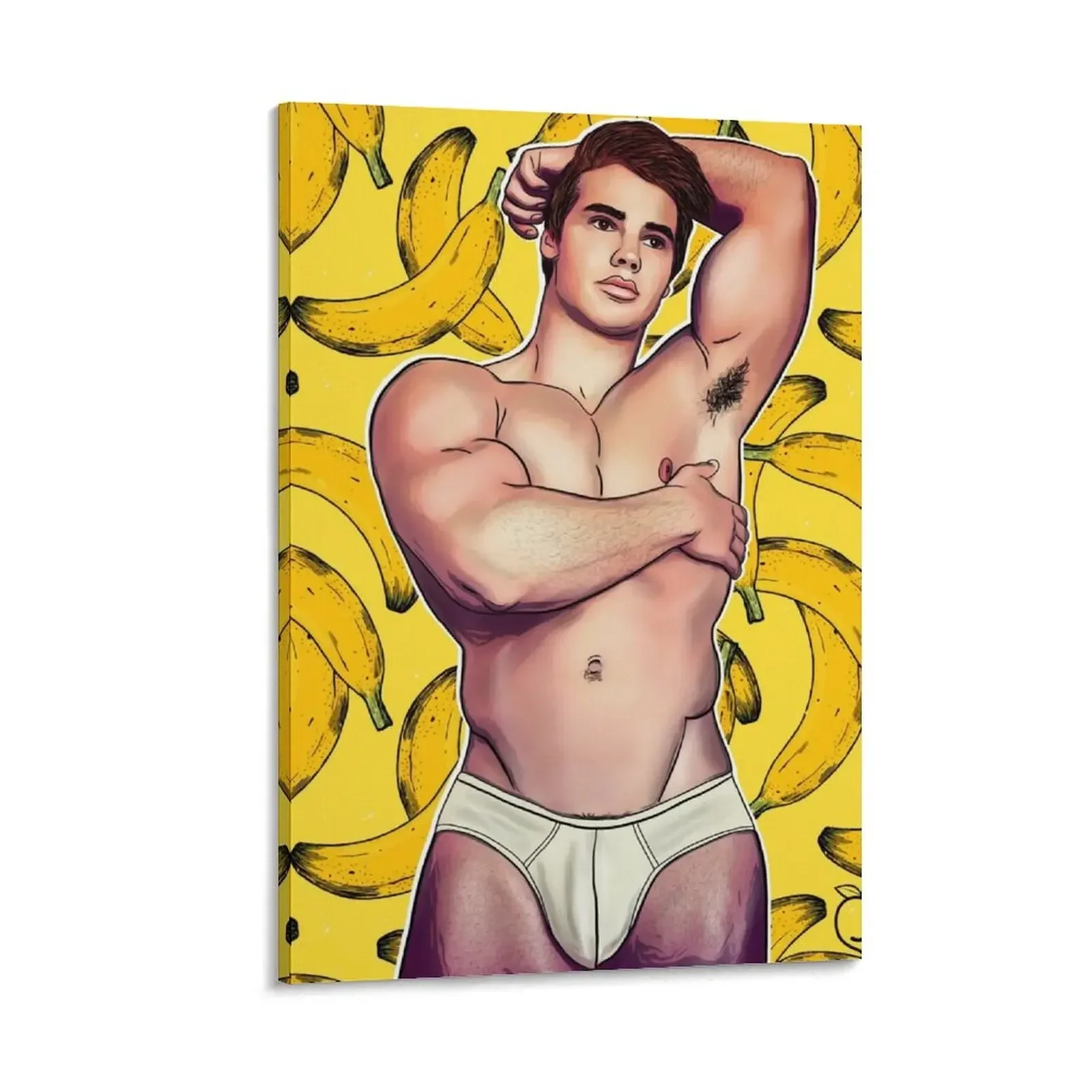 

Banana Cream Canvas Painting wall decoration painting Paintings for bedroom wall decor wall art