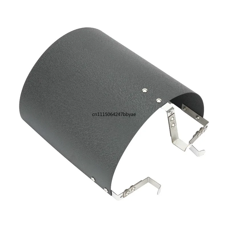 Car air intake modified mushroom head air filter, heat shield stainless steel universal windshield protective cover adjustable