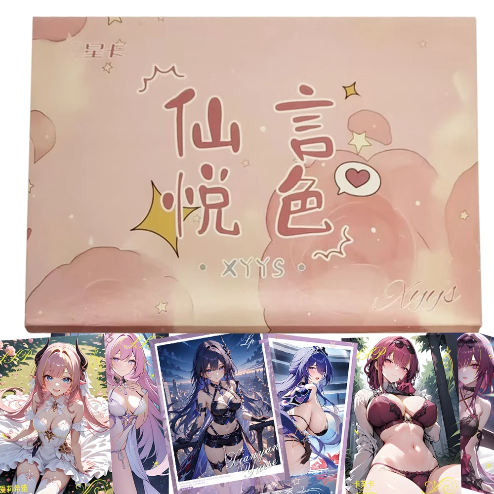 

Wholesale Beautiful Woman Goddess Story Collection Cards Glamorous Anime Cute Girl Tcg CCG Game Material Cards Child Hobby Gift