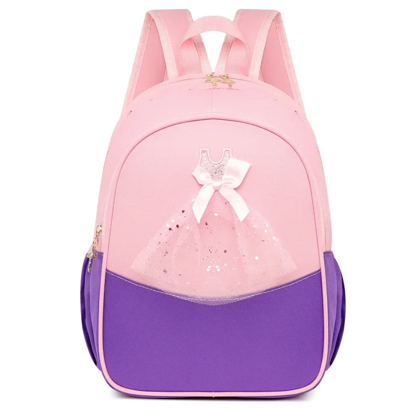 Sac à Dos d'École pour Fille, Polyvalent, Rose, à Paillettes, Chic, pour la Maternelle, la brev, le Ballet, à la Mode