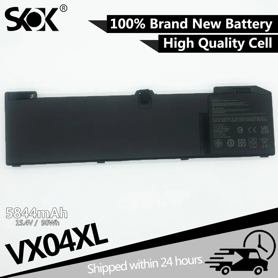 

VX04XL Laptop Battery For HP Zbook 15 G5 G6 Series HSTNN-IB8F 5CN17PA 4ME79AA HSN-Q13C L05766-855 L06302-1C1 15.4V 90WH