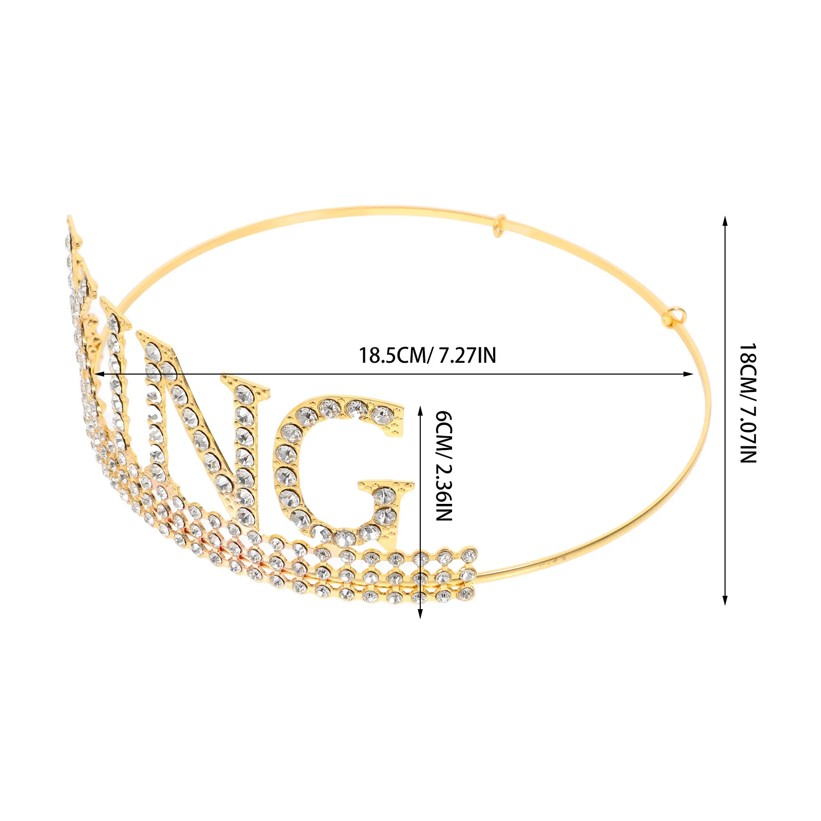 1 قطعة تاج الملك خمر البلاستيك الراين عيد ميلاد تاج للرجال الصبي تأثيري حفلة ديكور عقال زي التبعي