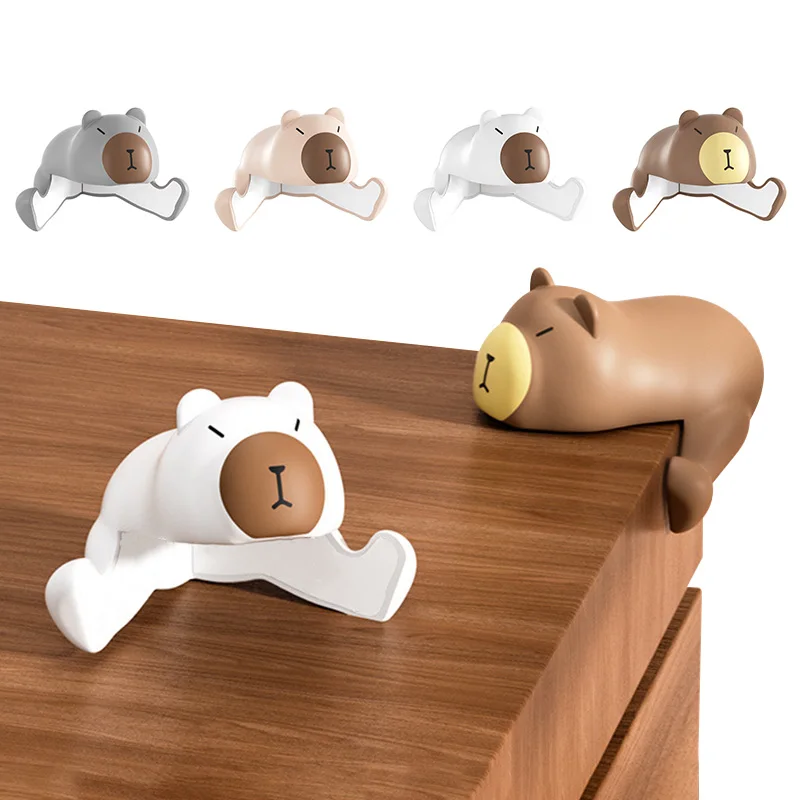 

4Pcs Baby Safety Corner Protector Table Furniture Angle Guards Home Security Protection Cartoon Bear Kids Safety Item Baby Care