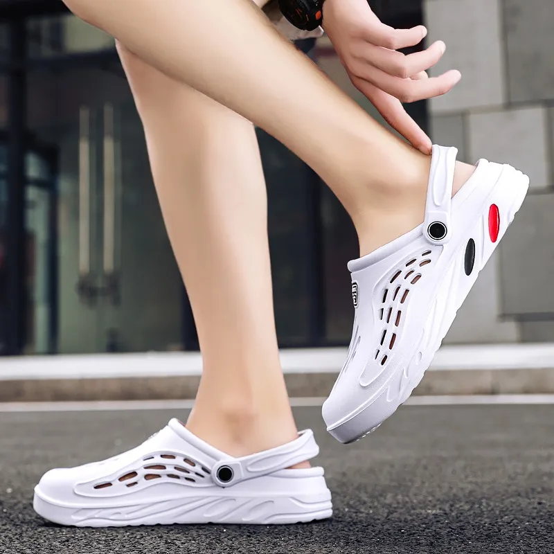 

Мужские сланцы из вспененного материала, дизайнерские сандалии, женская модель 2024, пляжная обувь из ЭВА, уличные повседневные шлепанцы для влюбленных