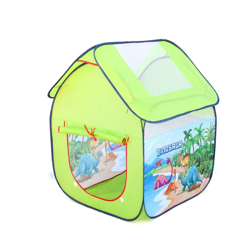 Tenda giocattolo pieghevole per bambini animali dei cartoni animati casa da gioco per interni all'aperto per bambini gioco di imitazione portatile casetta per bambini regali di compleanno per bambini