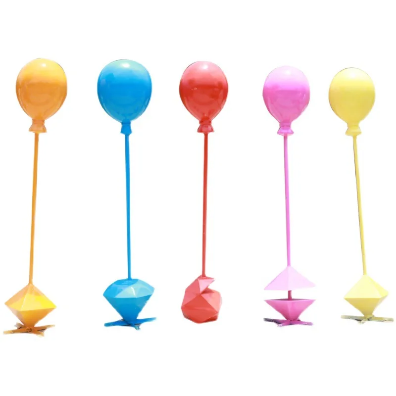 Painted hot air balloon fiberglass floor ornament outdoor balloon sculptor square festival event decoration
